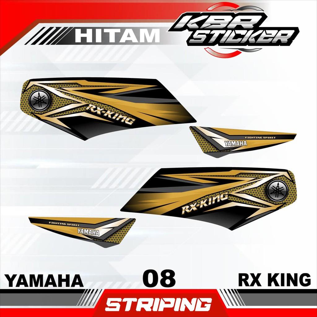 Jual rx king (cod) stiker motor striping rx king motor yamaha motor ...