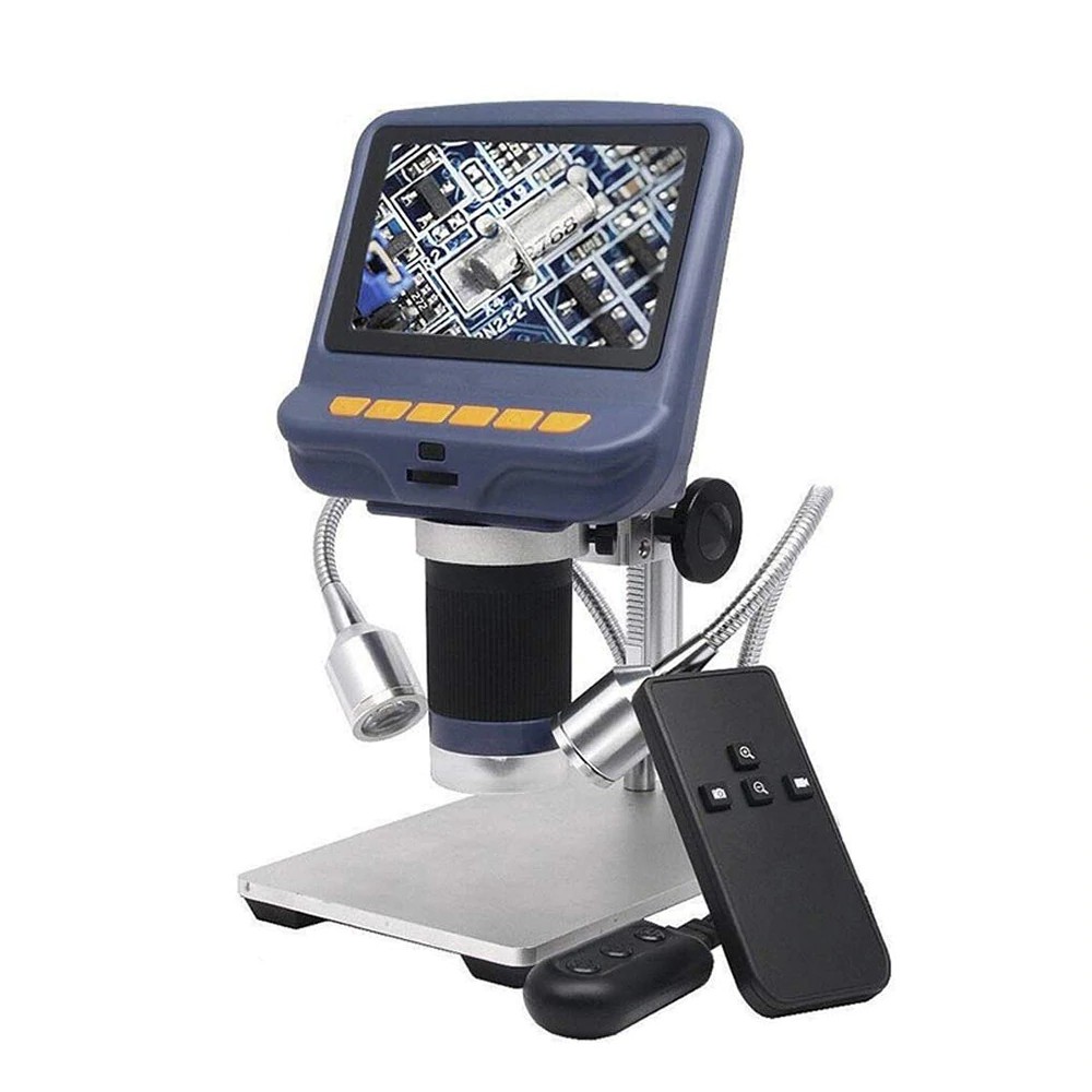 Jual IMPORT Digital Microscope 220X USB Microscope 4.3-inch HD Screen ...