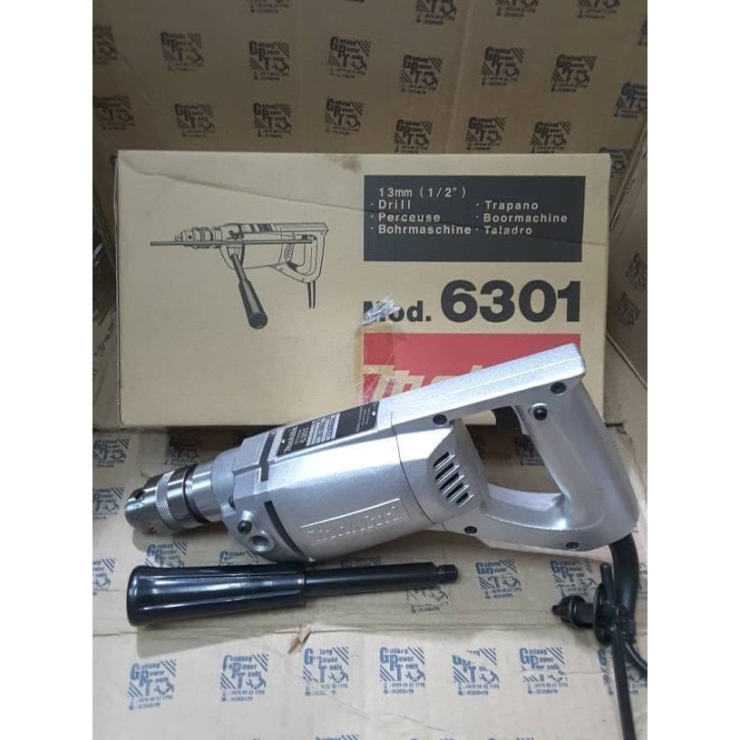 Jual Termurah Mesin Bor Besi Bor Tangan 13Mm Makita 6301 U1 Shopee Indonesia