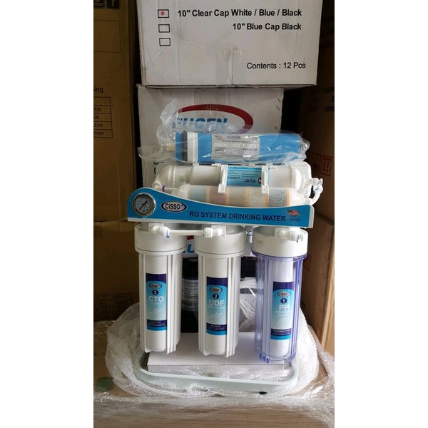 Jual mesin ro 6 step 400 gpd cisso filter air minum reverse osmosis