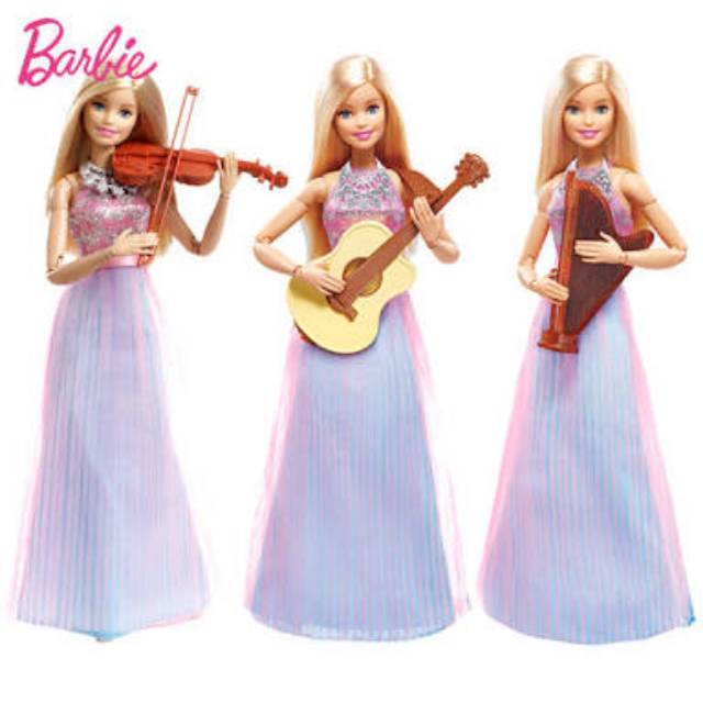 Jual Cuci Gudang!!! Barbie Musical Instrument original Mattel | Shopee ...