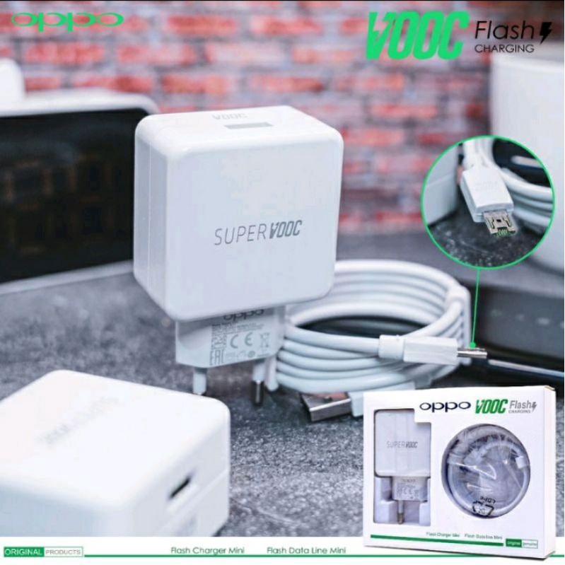 Jual CHARGER VOOC R15 R17 OPPO SUPER FASH CHARGING USB MICRO/TYPE C ...