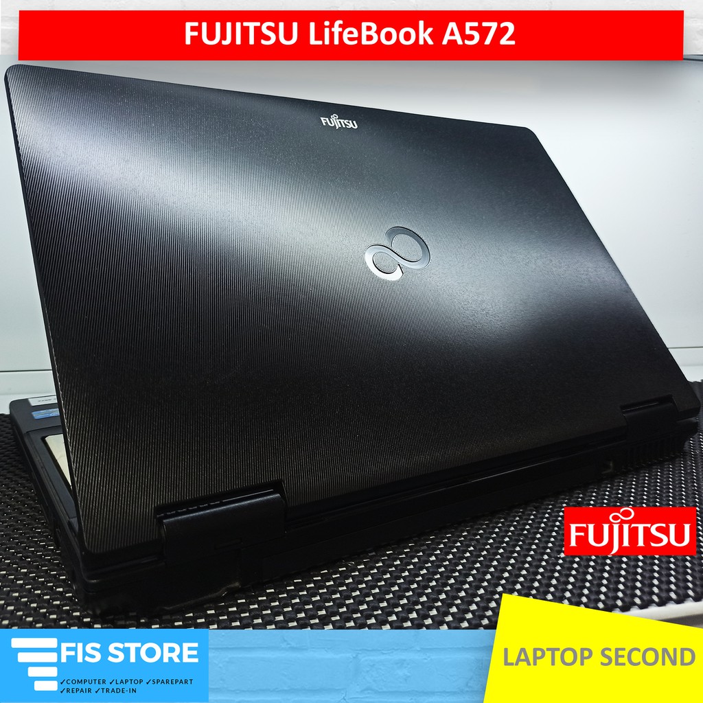 Jual JAPAN Laptop FUJITSU LifeBook A572/Core i5 3.30GHz/VGA Intel