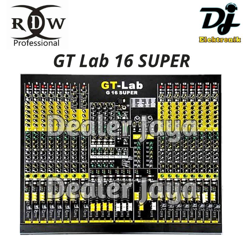 Jual Mixer Analog RDW GT Lab 16 / G 16 / G16 SUPER 16 channel