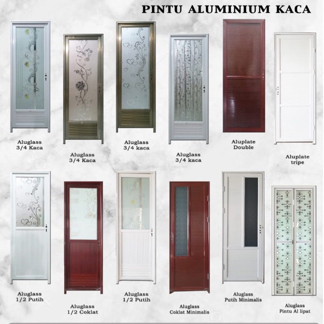 Jual Pintu kamar mandi dan kamar tidur alumunium | Shopee Indonesia