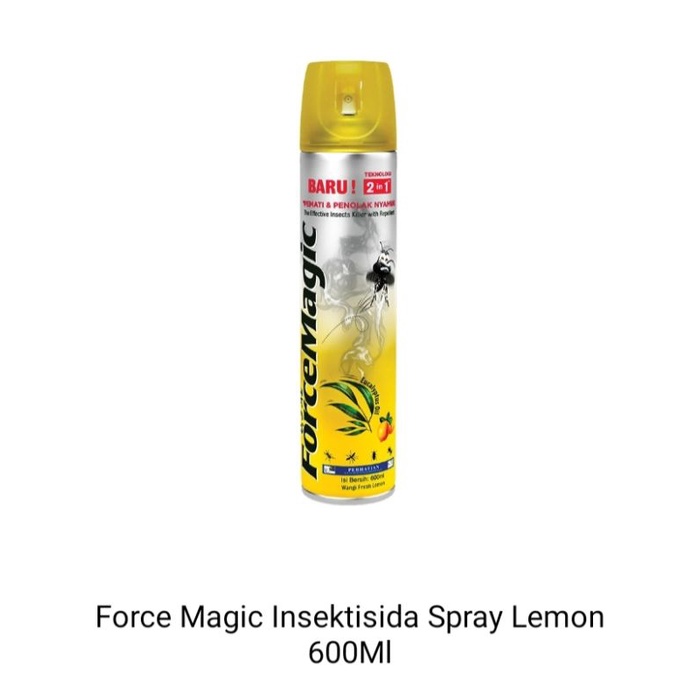 Jual Force Magic Insektisida Spray Lemon 600 ml | Shopee Indonesia