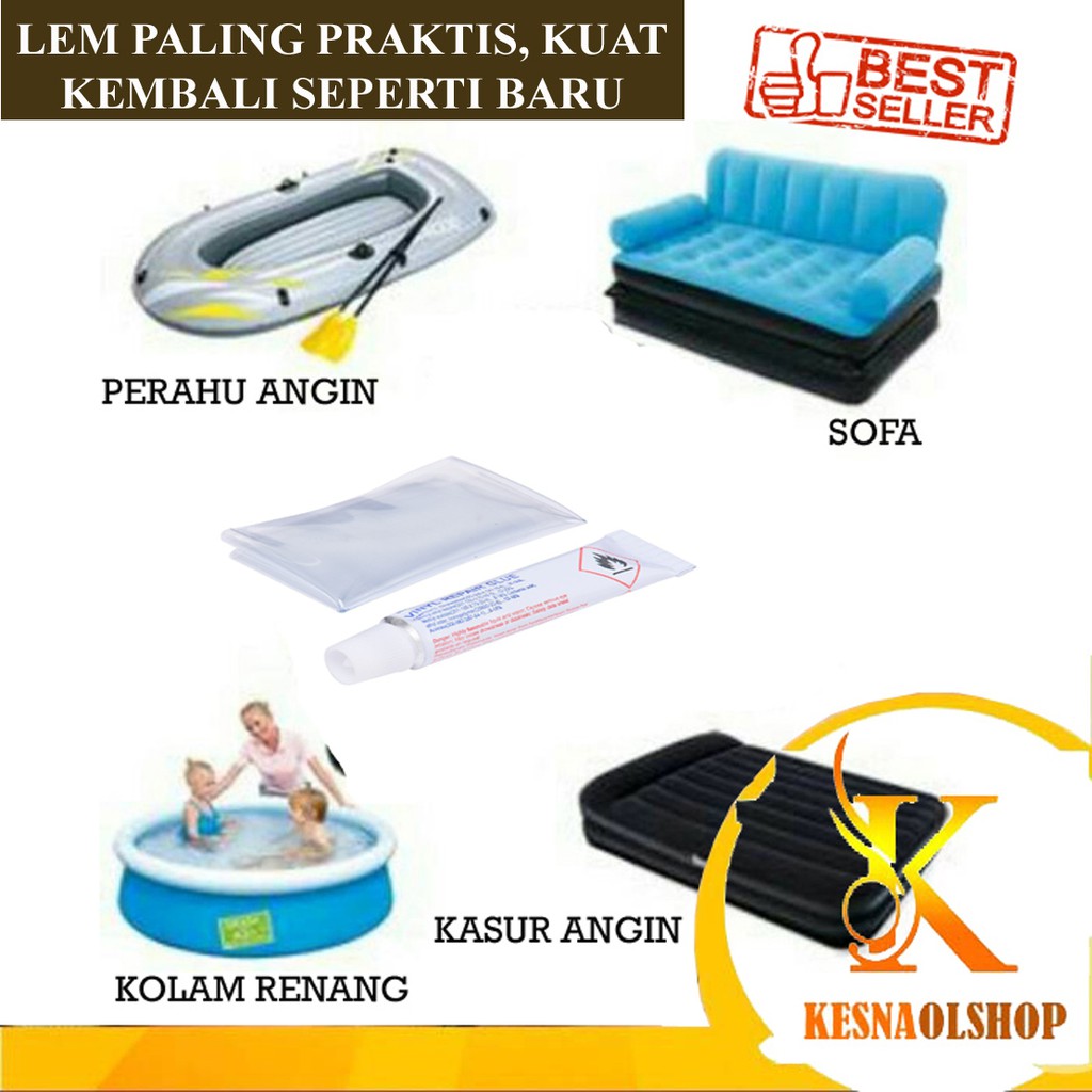 Jual Kk Lem Bestway Repair Kit Lem Penambal Kasur Angin Kolam Renang