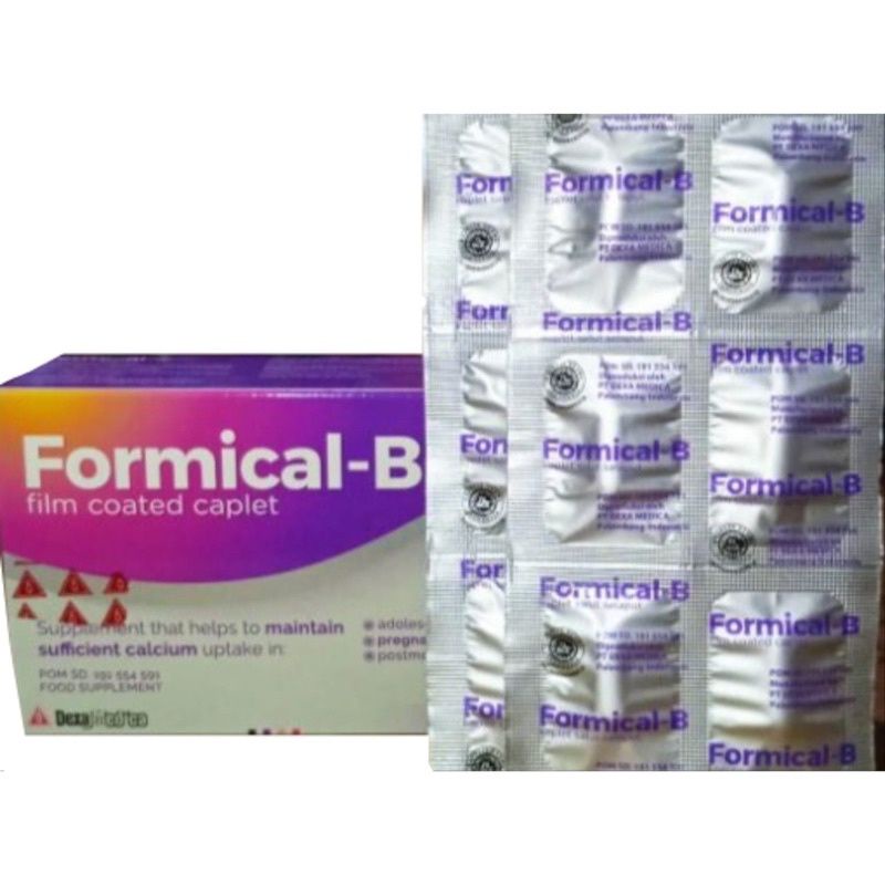 Jual FORMICAL-B // FORMICAL KAPLET SALUT SELAPUT ISI 30 ORlGINAL ...