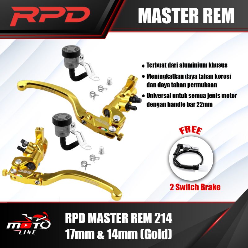 Jual master rem rpd 214 gold | Shopee Indonesia