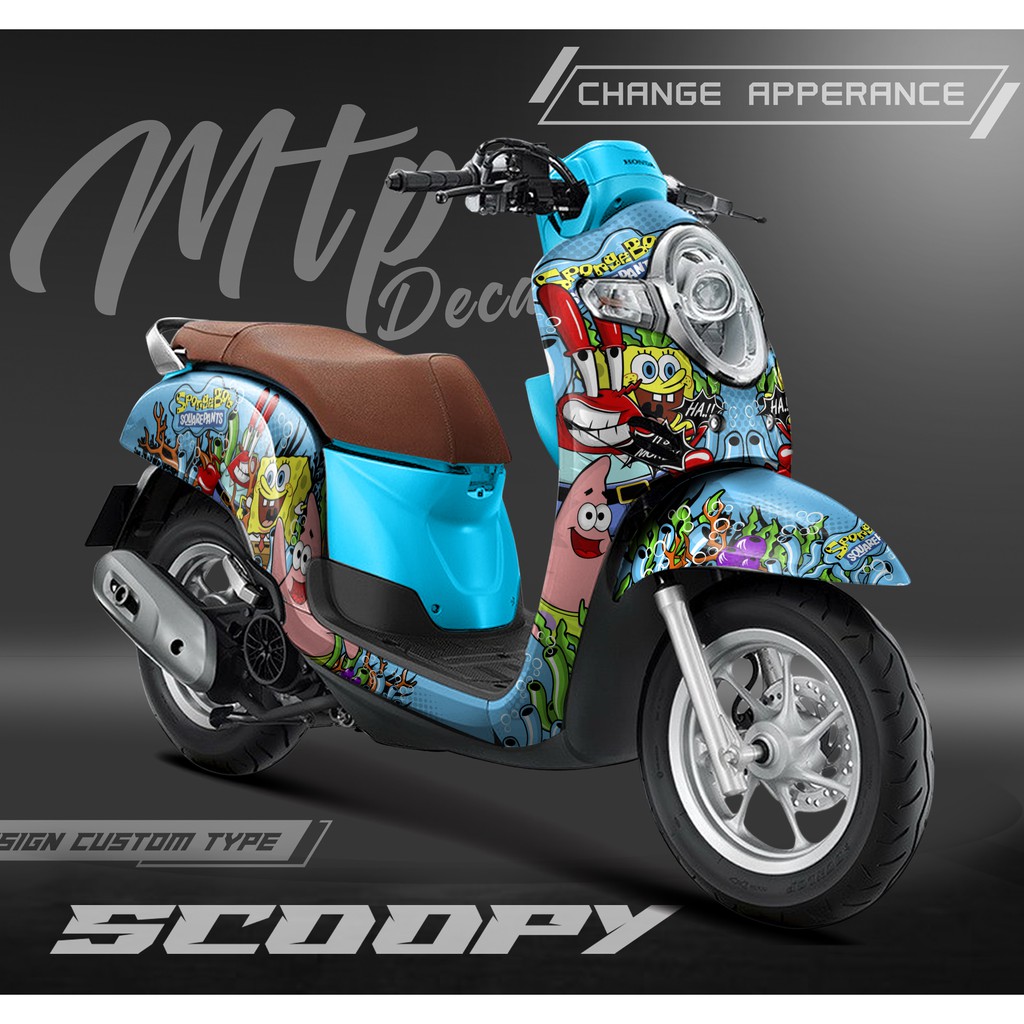 Jual Decal Stiker Dekal sticker Honda Scoopy New fi full body custom ...