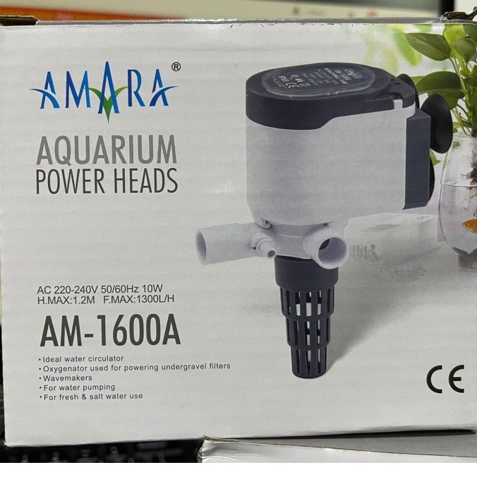 Jual Pompa Celup Water Pump AMARA AM1600 AM 1600 A 10 Watt Aquarium ...