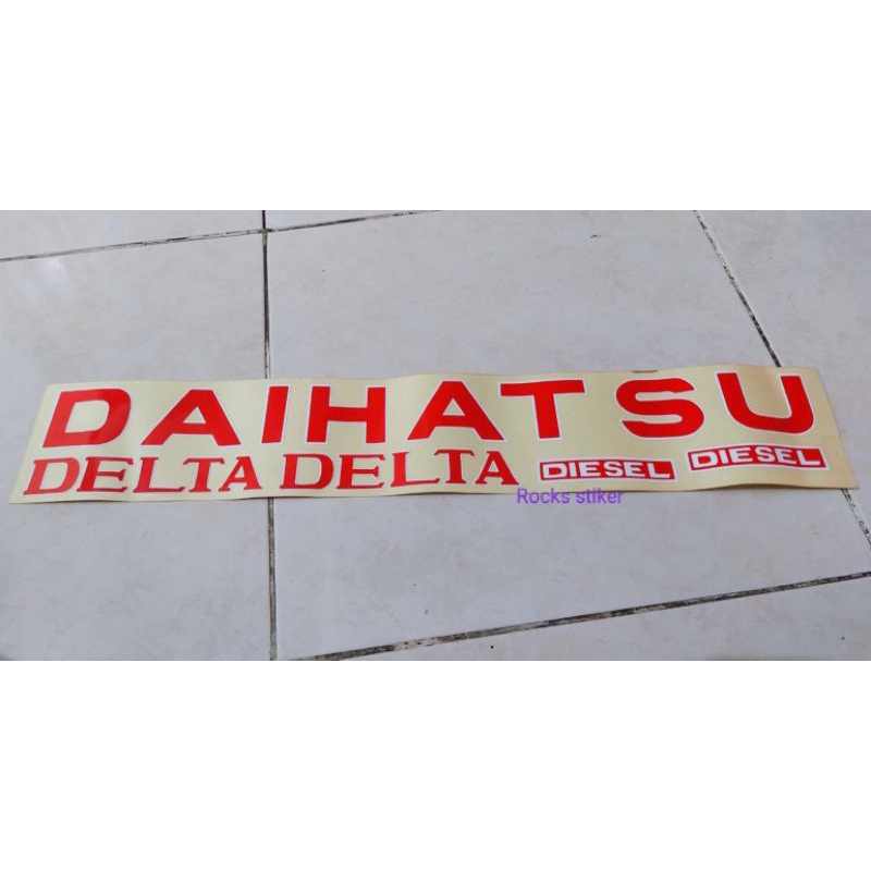 Jual Stiker mobil Daihatsu Delta Set / sticker mobil daihatsu delta ...
