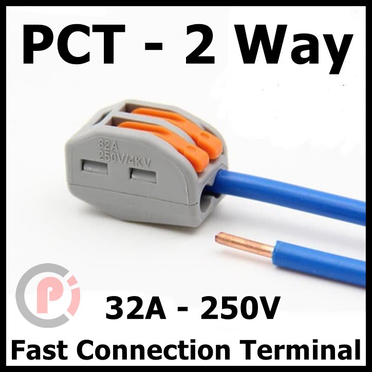 Jual Compact Terminal Block 2P 2 wire pin connector | Shopee Indonesia