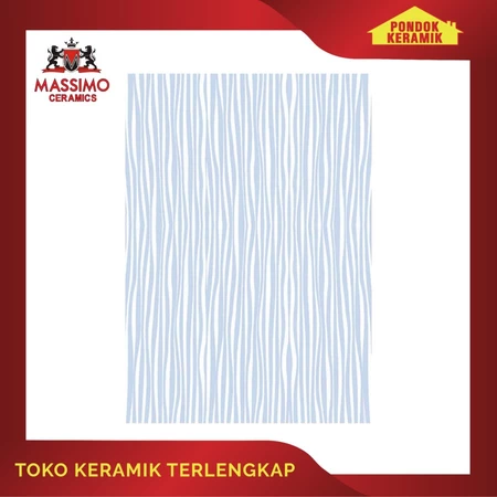 KERAMIK DINDING MASSIMO 25X40 CANADA L BLUE