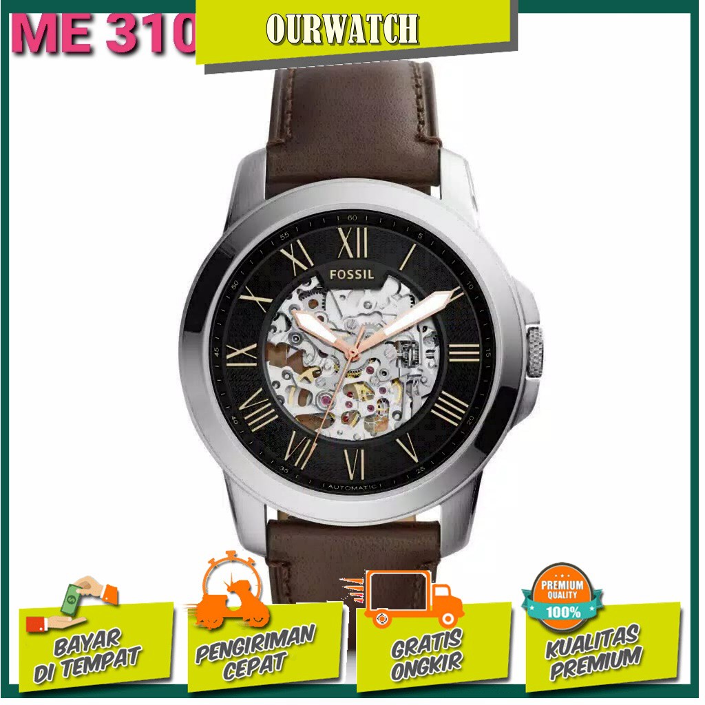Jual JAM TANGAN PRIA FOSSIL ME 3100 ORIGINAL AUTOMATIC Shopee Indonesia