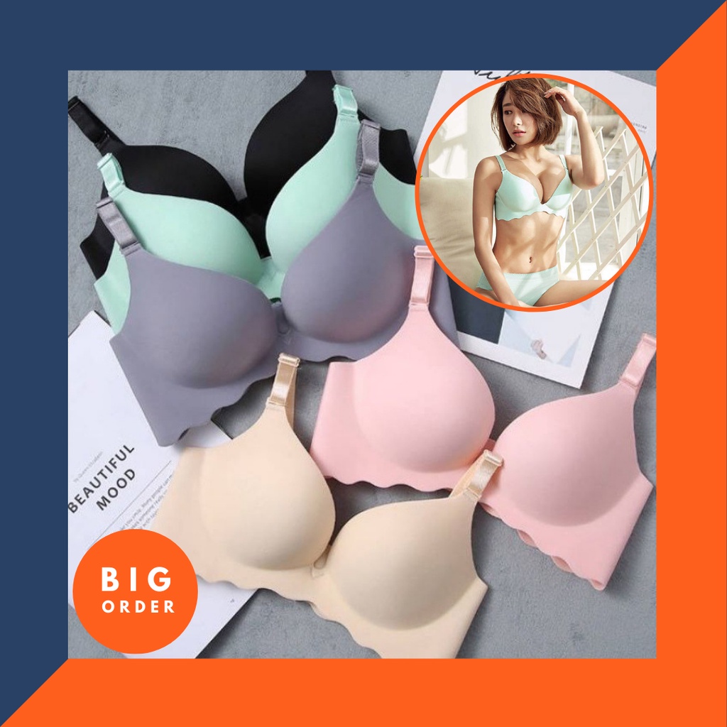 Jual Bh Push Up Bra Cewek Underware Wanita Bh Busa Polos Sexy Premium