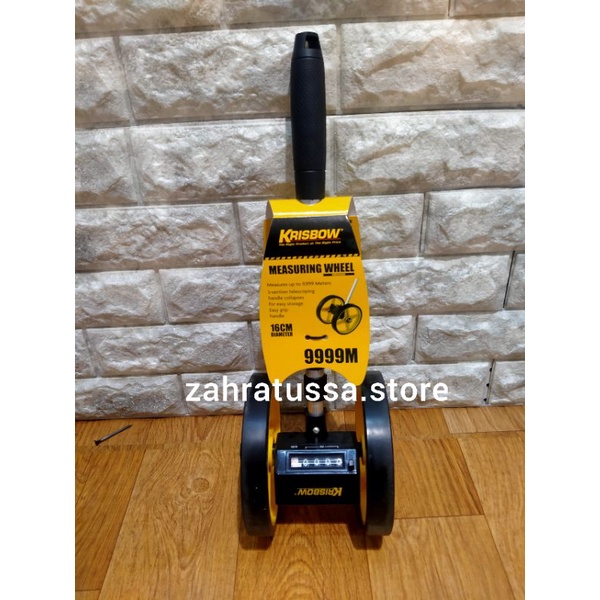 Jual Krisbow Meteran Dorong Roda Measuring Wheel 9999 M | Shopee Indonesia