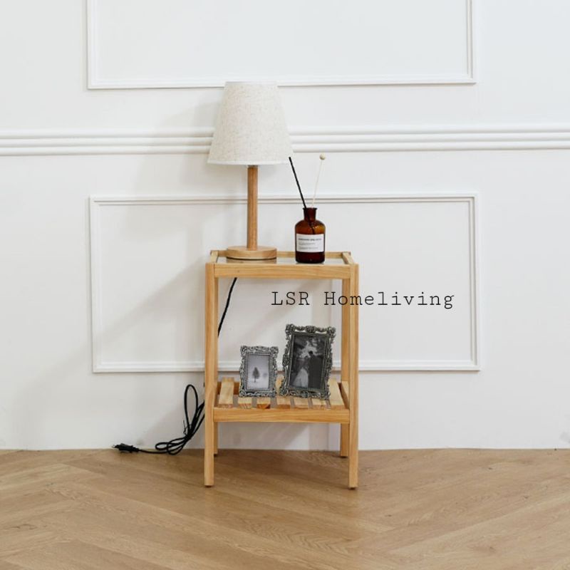 Jual Meja kopi murah / Side Table / Glass Shelf / Meja Kaca / Meja Kopi ...
