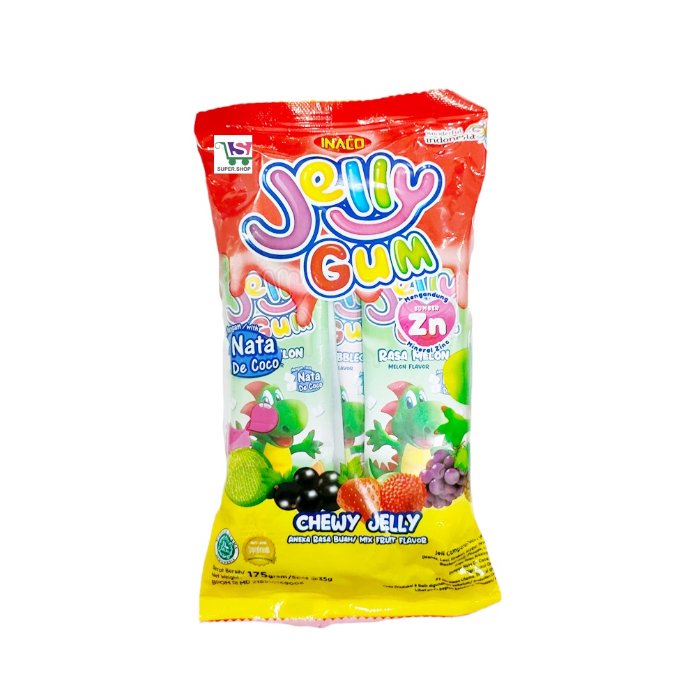Jual Inaco JELLY GUM Jeli Nata De Coco (isi 5 stik) Shopee Indonesia