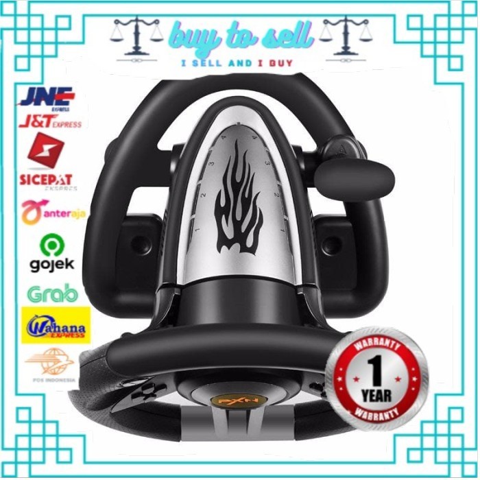 Jual Pxn V3Ii Racing Steering Wheel Stir Setir Ps Ps3 Ps4 Pc Xbox ...