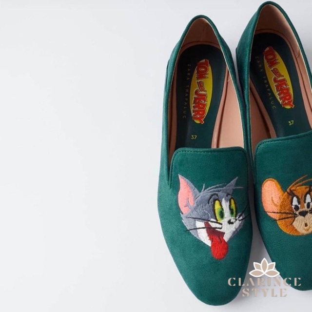 Jual Free Ongkir COD SEPATU SHOES WANITA ZARA ZS160 TOM & JERRY