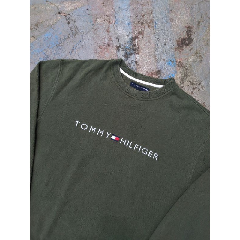 Harga crewneck tommy online hilfiger original