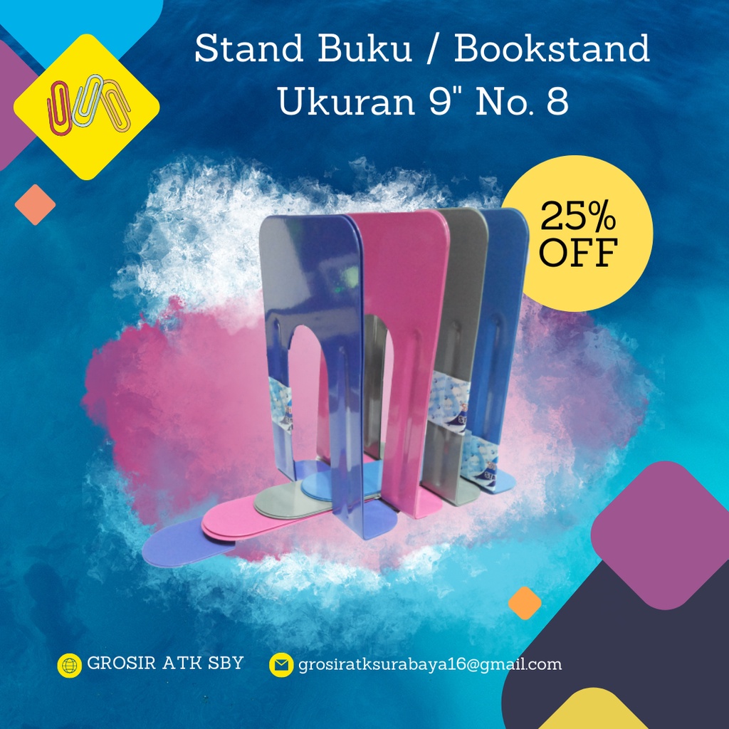 Jual Stand Buku / Penyangga Buku / Bookstand Merk A+Z Type 9" No. 8 ...