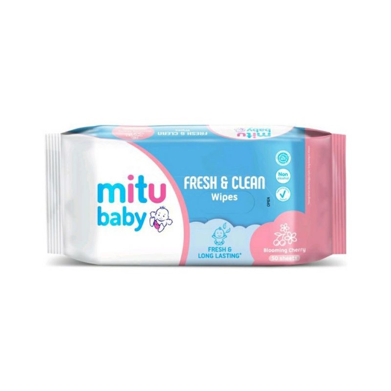 Jual mitu baby wipes (50 + 50sheets) | Shopee Indonesia