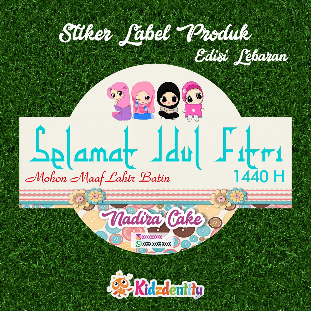 Jual Stiker Label Produk Edisi Lebaran Shopee Indonesia