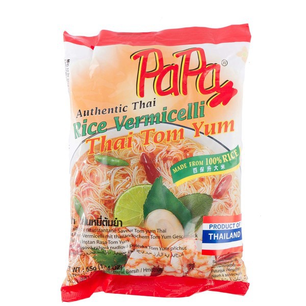 Jual PAPA Rice Vermicelli Thai Tom Yum 55gr | Shopee Indonesia