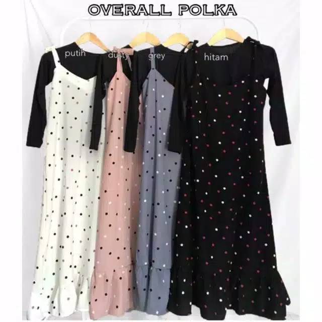 Overall polkadot hot sale