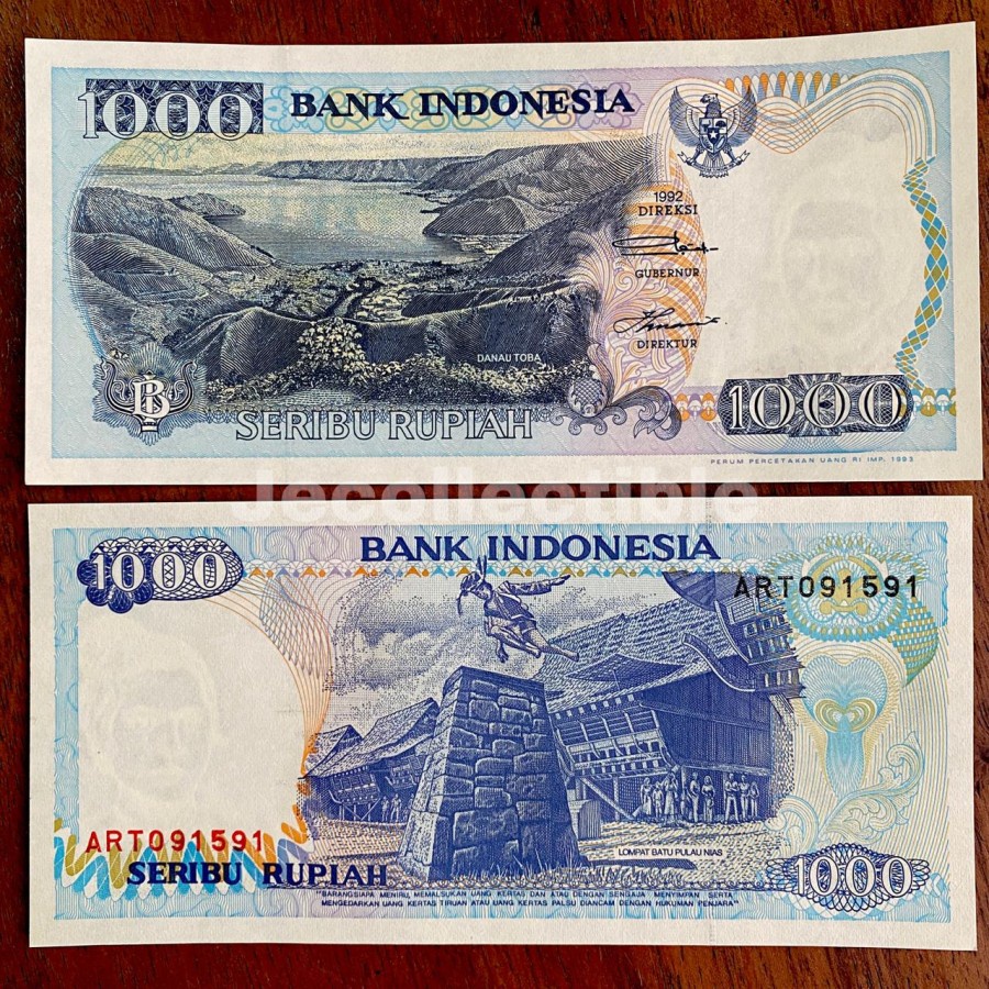 Jual Uang Lama Kuno 1000 Rupiah 1992 Lompat Batu | Shopee Indonesia