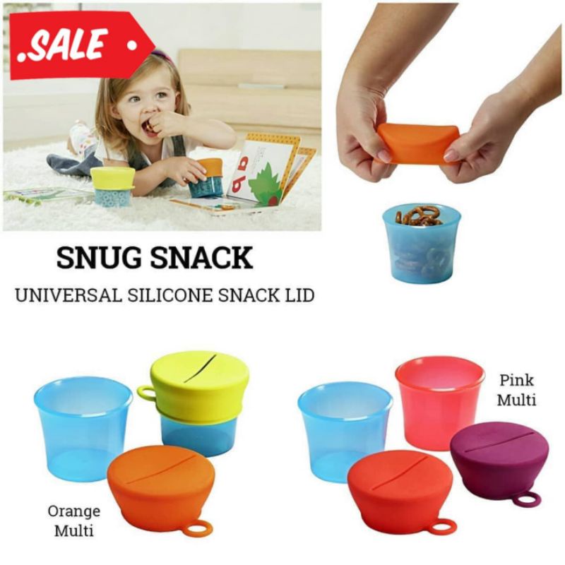 SNUG SNACK Universal Silicone Snack Cup and Lid