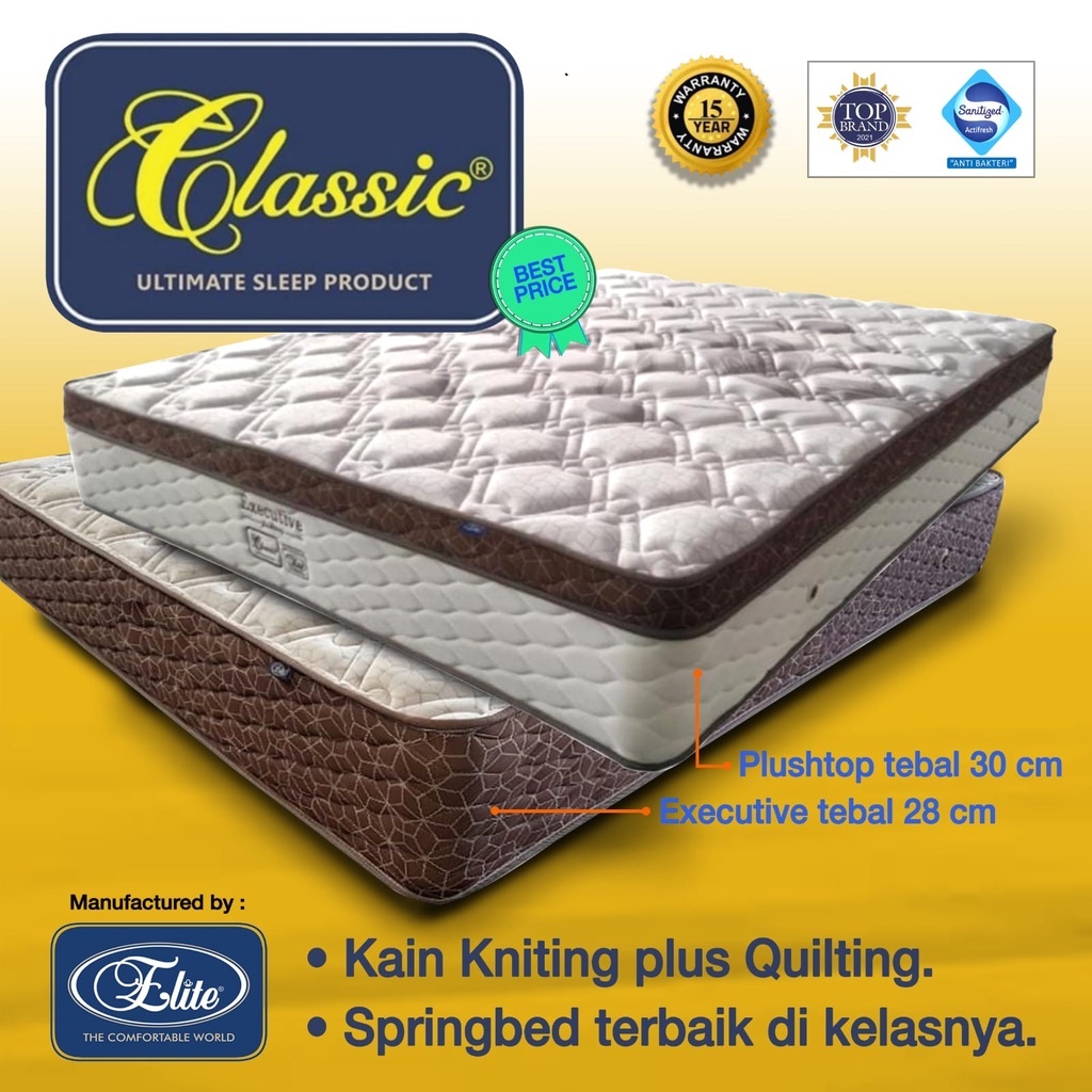 Jual Springbed Elite Tipe Classic Kasur Tempat Tidur Spring Bed