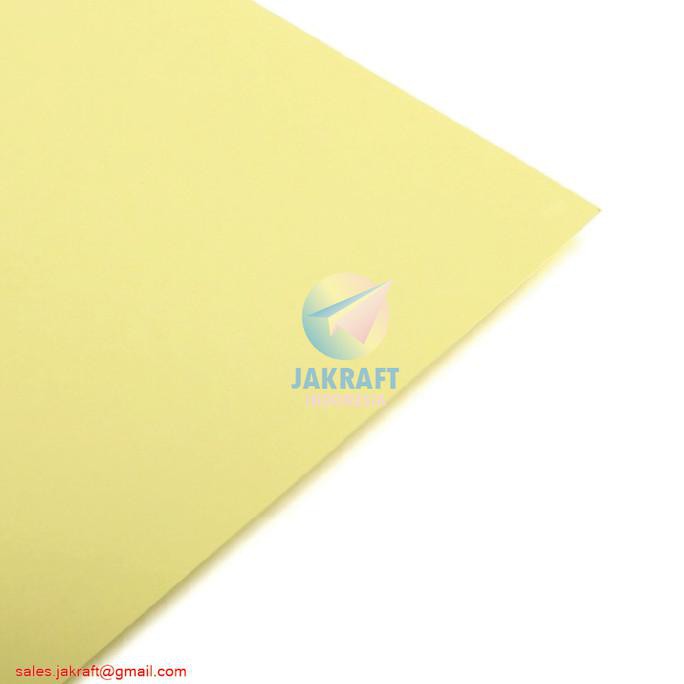 Jual KERTAS KARTON HVS KARTU TIK TEBAL F4 200 GRAM GSM WARNA KUNING