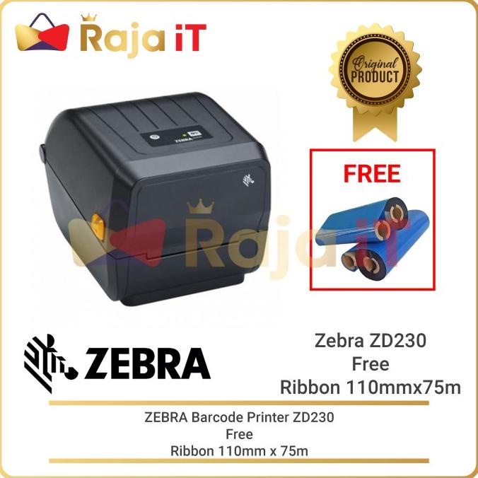 Jual Zebra Printer Sticker Label Barcode Zd230 Zd 230 2in1 Direct Thermal Shopee Indonesia 9798