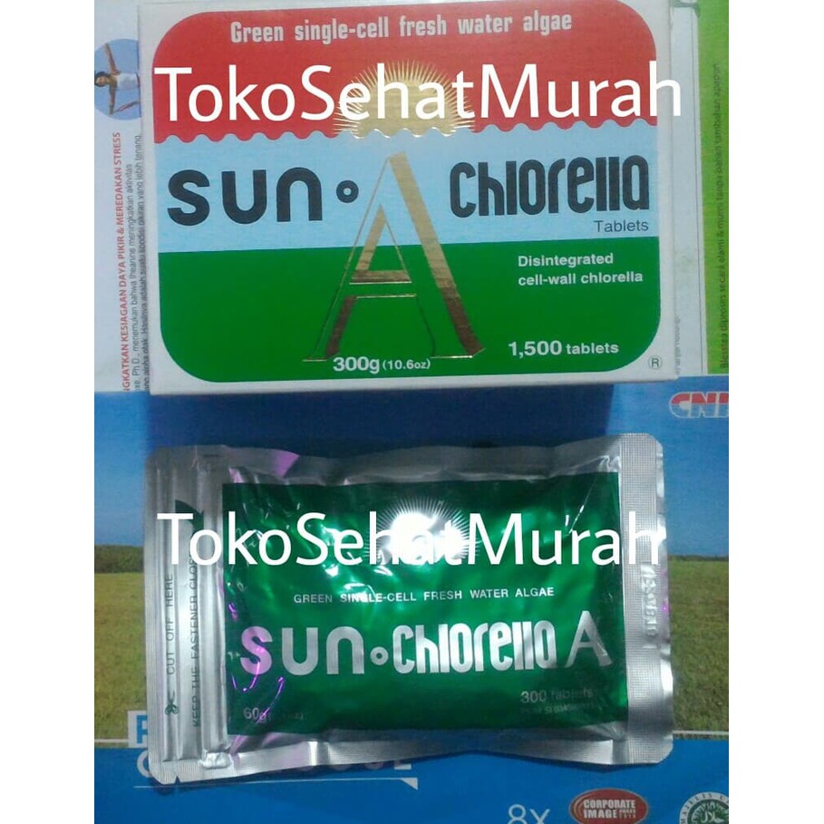 Jual CNI Sun Chlorella A made in Japan / Jepang 1 pack/bgks isi 300