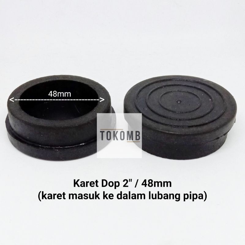 Jual Karet Dop 2 inchi / 48 mm Karet Kaki Kursi Meja Tutup Pipa ...