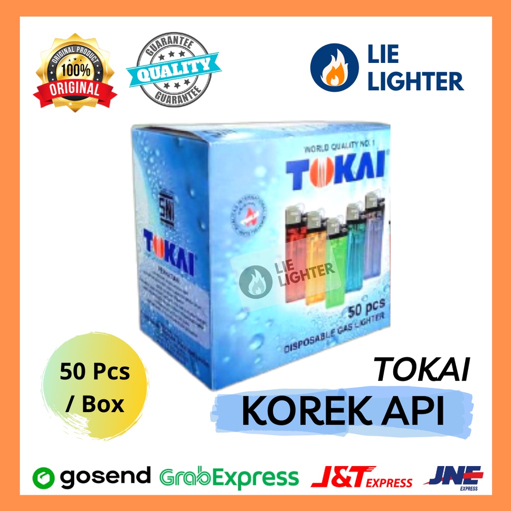 Jual Korek Api Gas Tokai Asli Original Box Kotak Isi Pcs