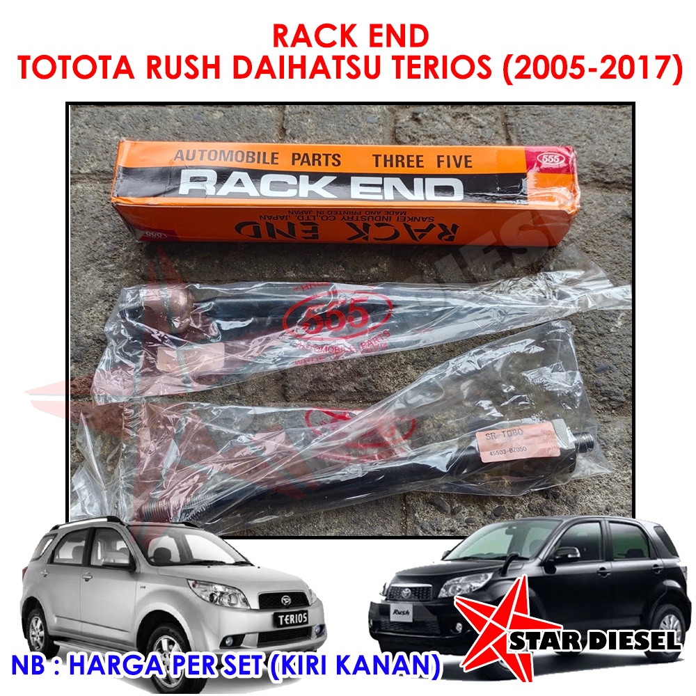 Jual RACK END 555 JAPAN SET SE-T080 PENDEK DAIHATSU TERIOS DAIHATSU ...