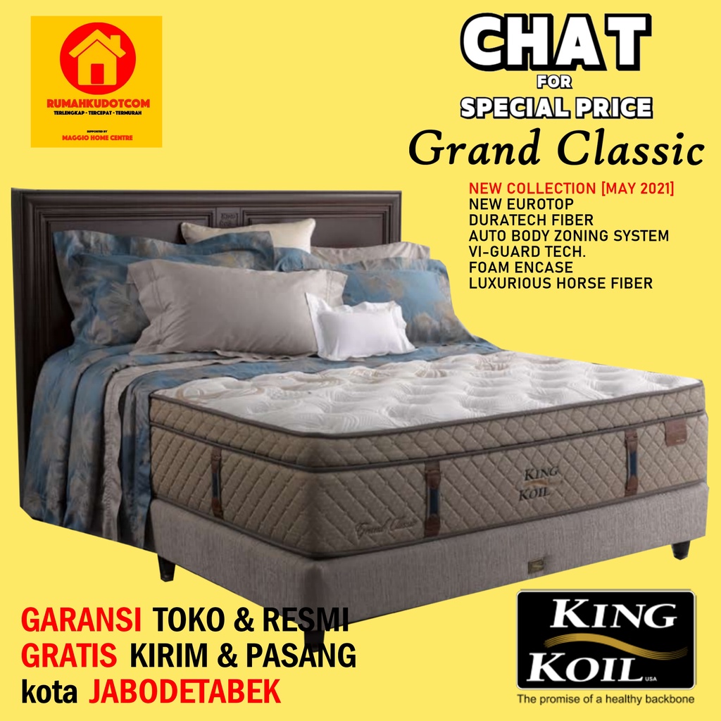 Jual KASUR KING KOIL GRAND CLASSIC KING KOIL SPRINGBED Shopee