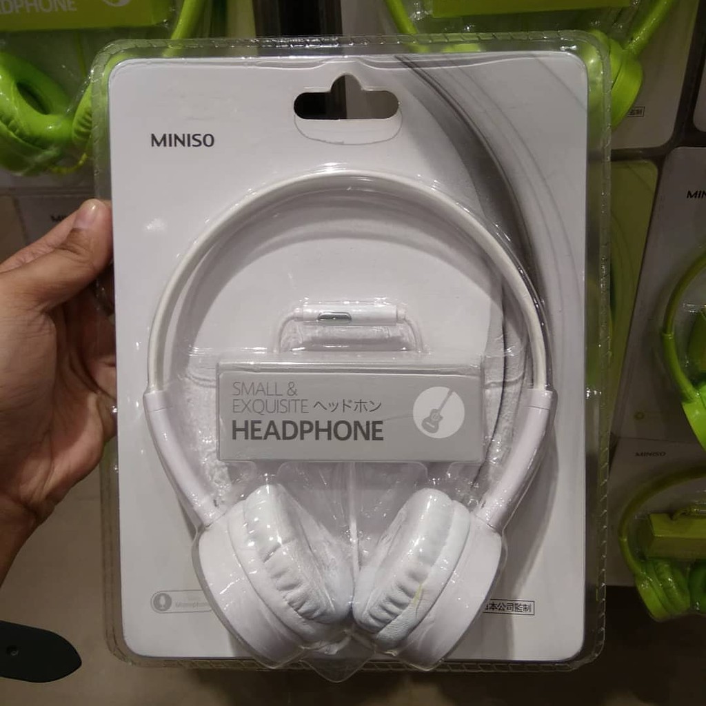 Jual Miniso Official Small & Exquisite Headphone Shopee Indonesia