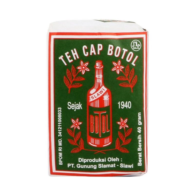 Jual Cap Botol Hijau Teh Bubuk 40gr | Shopee Indonesia