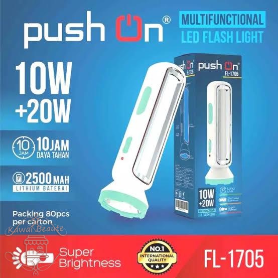 Jual Senter Cas+Emergency MS-6033 / FL-1705 10W+20W Senter 10W Plus ...