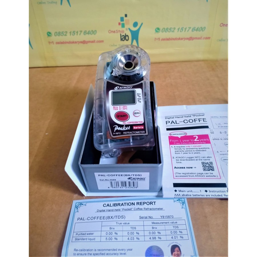 Jual ATAGO 4533 PALCOFFEE (BX/TDS) Digital Refractometer kopi Shopee