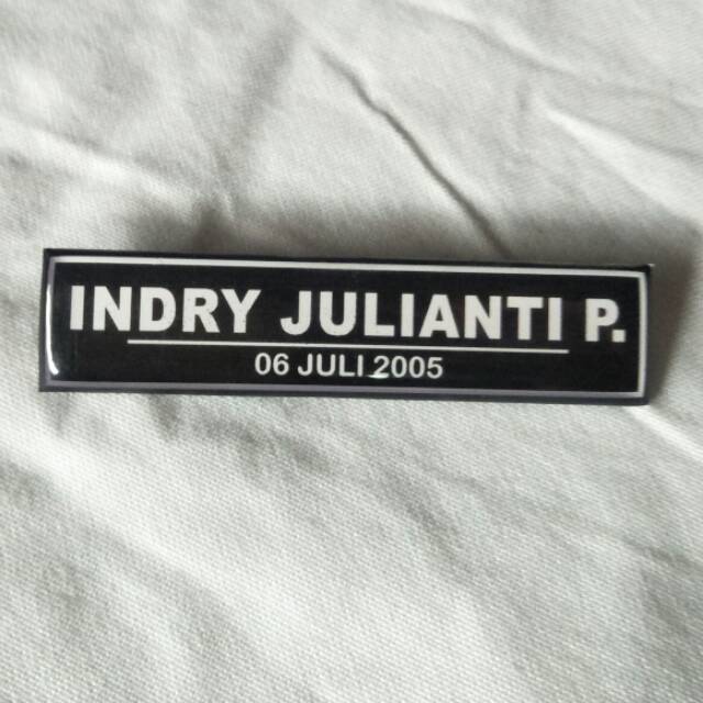 Jual Name tag Resin 2x8 cm | Shopee Indonesia