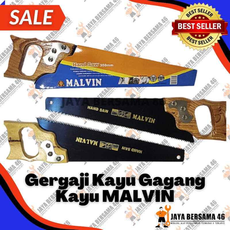 Jual Gergaji Kayu Gagang Kayu Malvin Tajam Dan Siap Pakai Gergaji Potong Kayu Gergaji