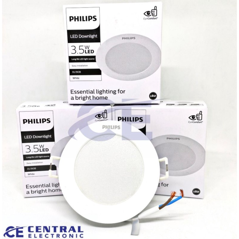 Jual Lampu Led Philips Eridani 3,5w / 3.5 Watt / Panel Eridani DL190B ...