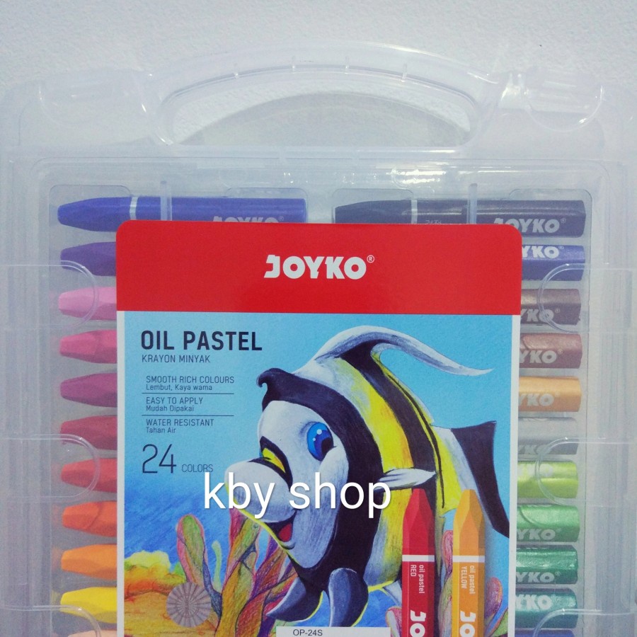 Jual Crayon Joyko A.K.A TITI 24 oil pastels / Krayon Isi 24 Warna