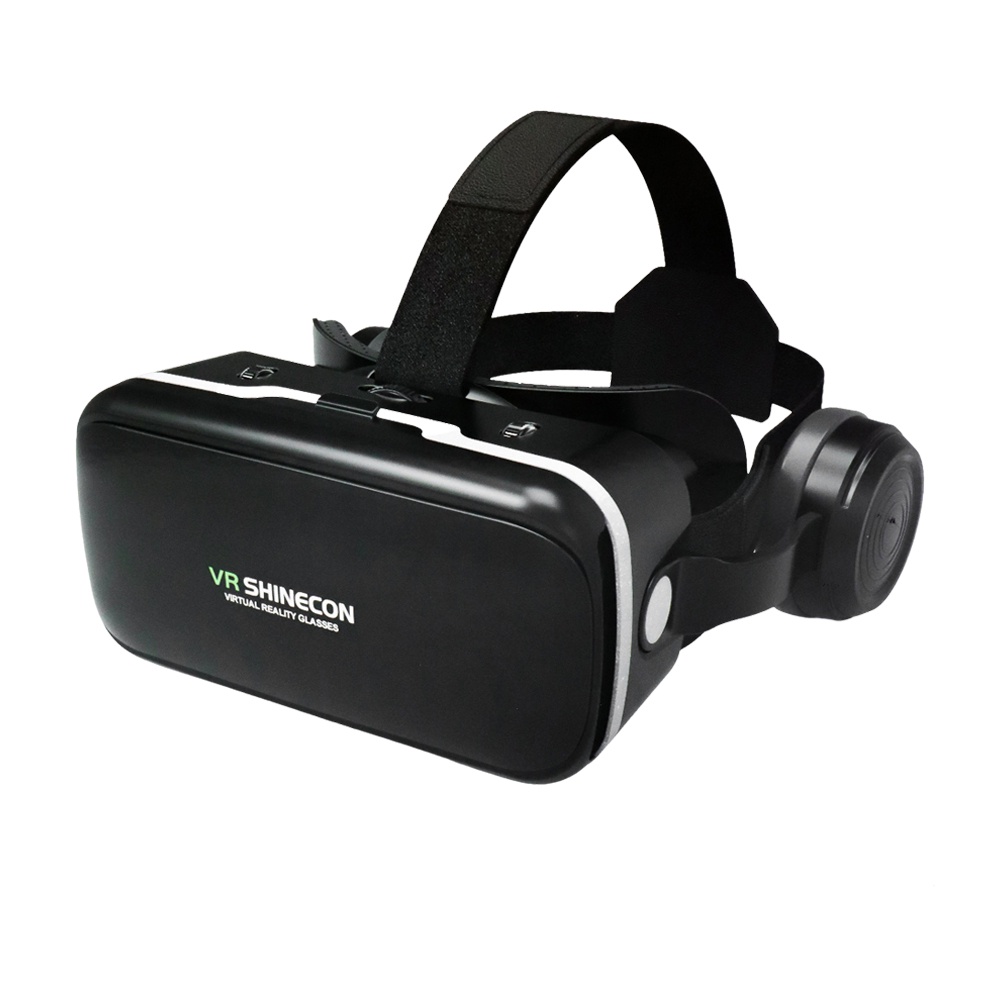 Jual VR Box 3D Virtual Reality Glasses dengan Headphone Shinecon 6.0 ...